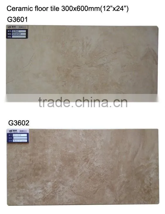 G3601 China glazed tile leading factory 300x600 hot sale North America market