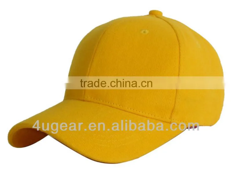 2014 new blank 6-panel baseball cap/baseball cap no logo no/logo design baseball cap