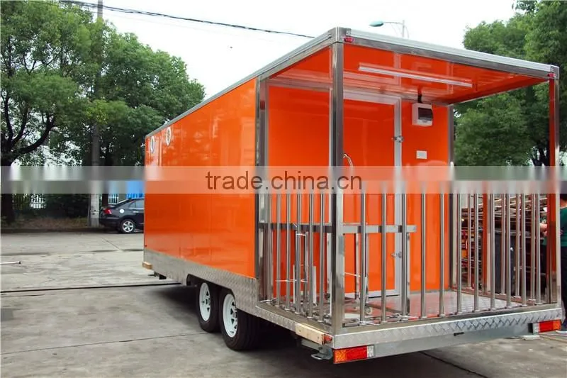 5.6M American Popular food caravan for sale