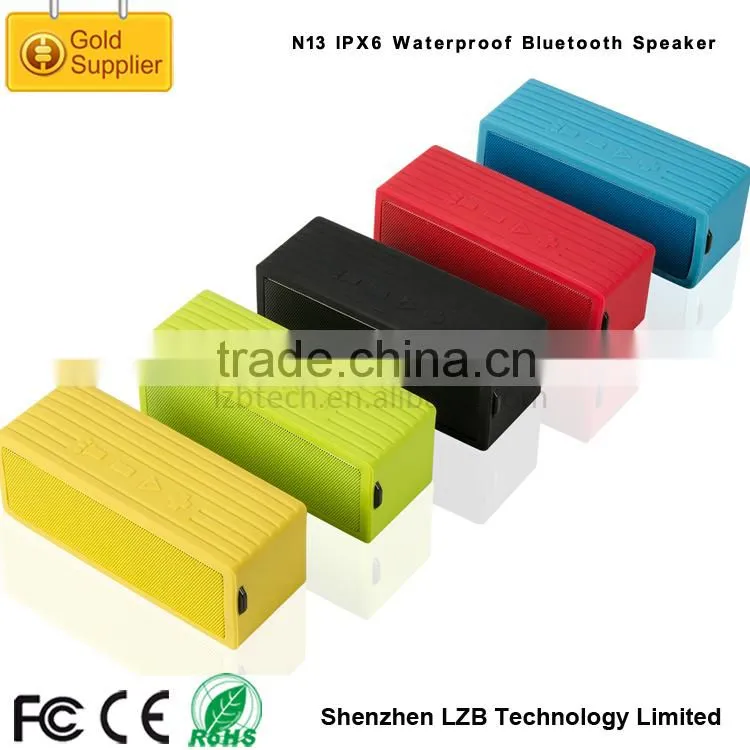 2015 Best Christmas Gift Professional V3.0 Outdoor Waterproof Bluetooth Wireless Speaker with 5h Music Play Time