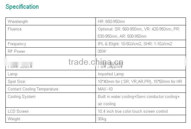 Beijing 950B Multifunction ipl rf e-light FDA approved beauty equipment