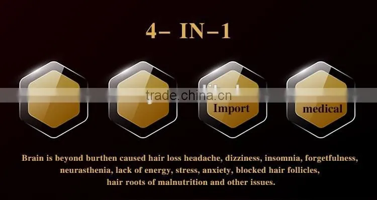 china supplier hair loss treatment machine hair care comb