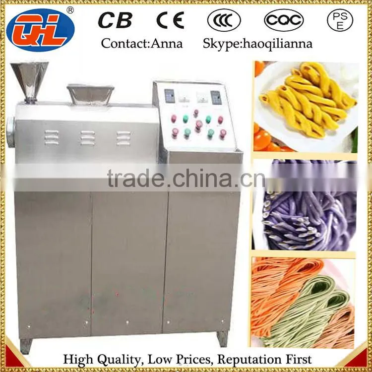 Colorful and popular filling noodles making machine Italy hollow noodles machine