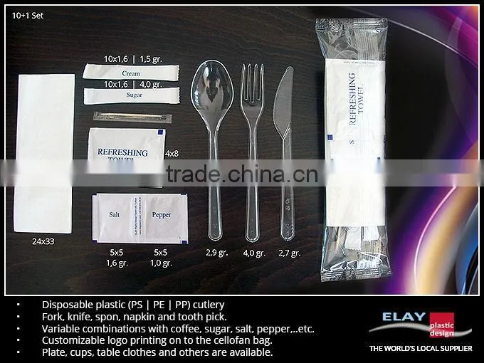 Disposable Plastic Cutlery Packs