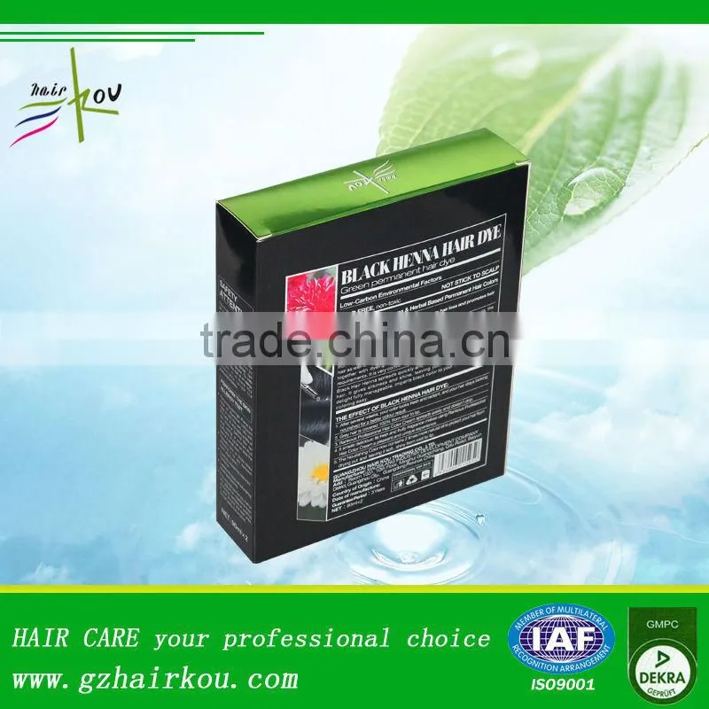 Henna Black hair shampoo natural Hair Colors black hair shampoo with good quality
