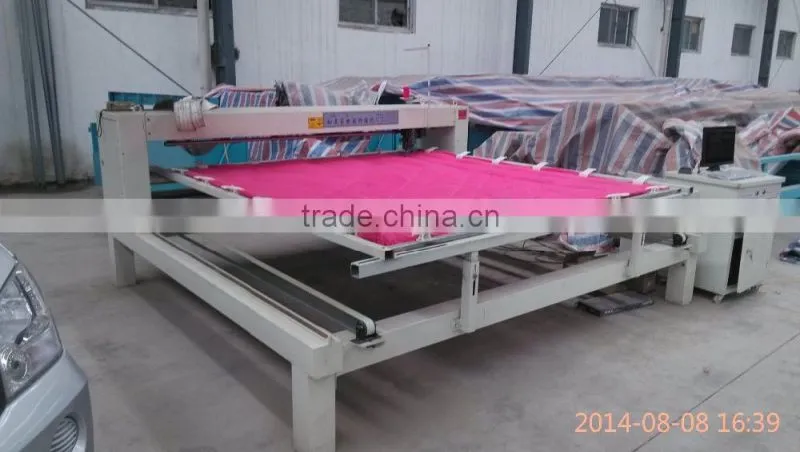 computer controlled industrial single needle quilting machine
