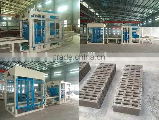 Concrete Construction QT6-15 Fully Automatic Concrete Block Making Machine Made in China