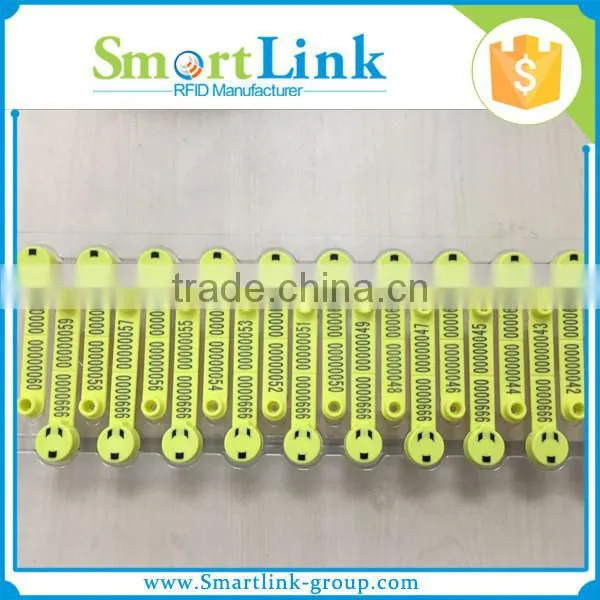 cheap Livestock Mutton Sheep Goat Use rfid Ear Tag,FDX-B Ear tag for Animal tracking management
