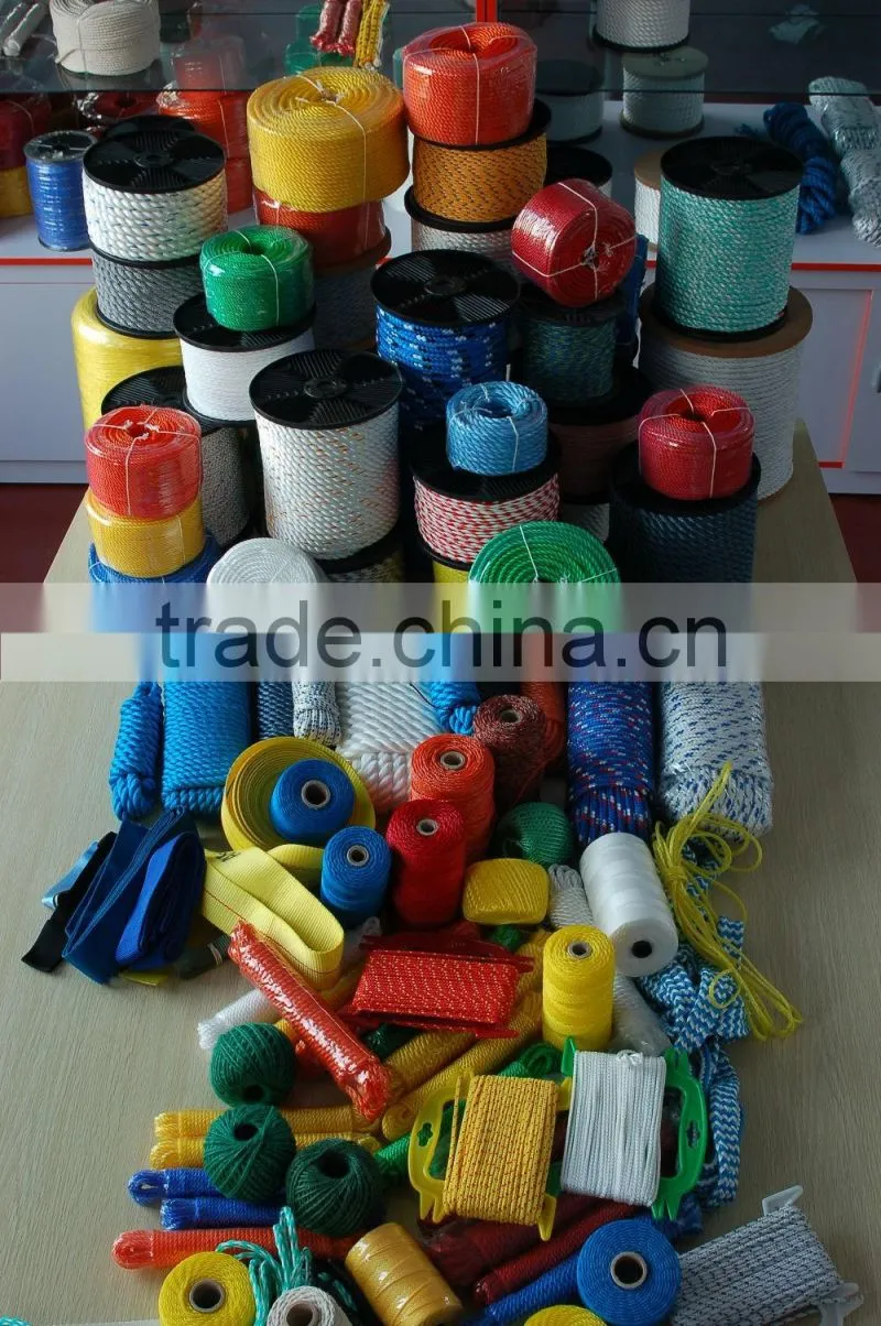 plastic ropes with high tensile strength