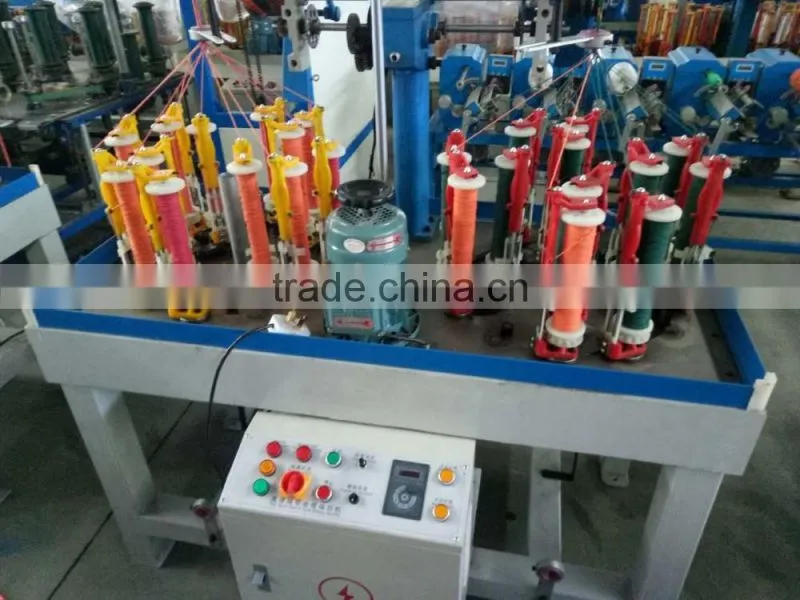 Rope braiding machine/diamond braided rope machine