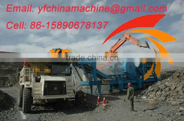 China easy movable mobile stone crusher for sale
