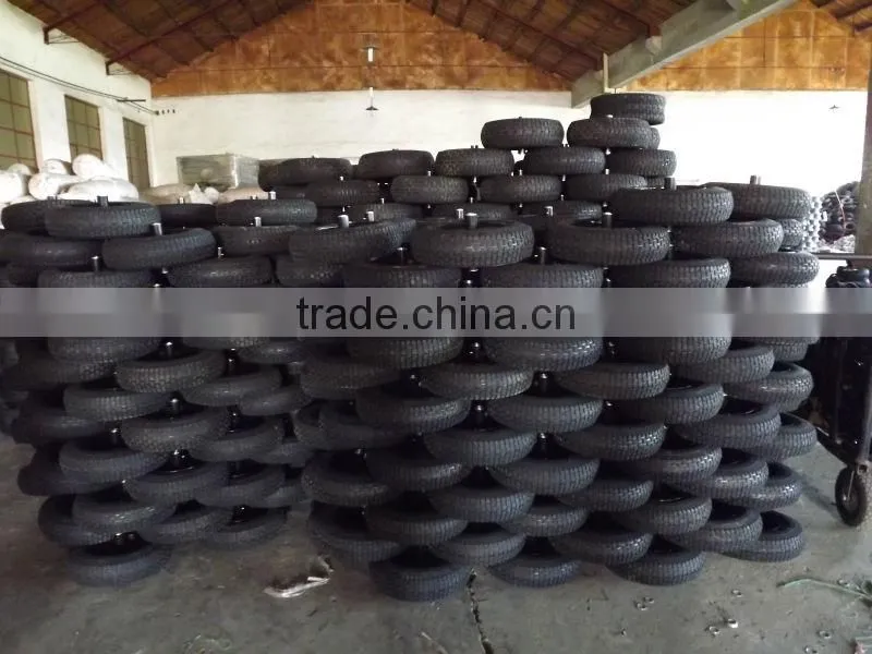 4.10/3.50-4 tubeless rubber tyre/wheel