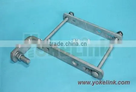 cutout brackets for crossarm mounting