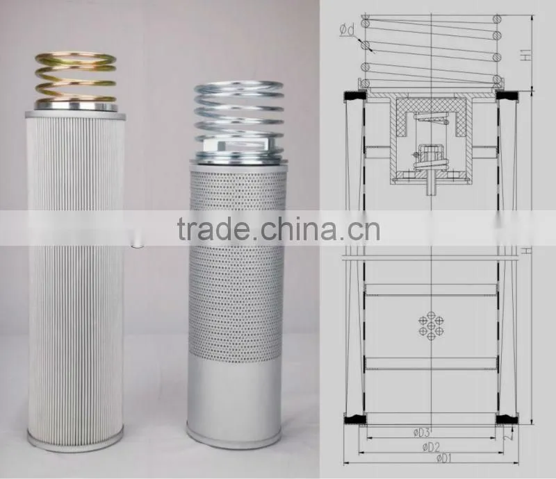 Online Shopping Industrial Filters Tank Built-in Return Filter Series For Excavators
