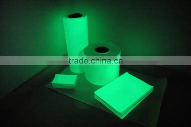 glow in dark sticker fluorescent sticker