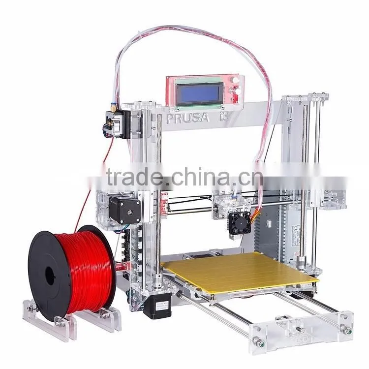 200 x 200 x 180mm Reprap DIY Semi Assembled 3D Printer Prusa I3 DIY 3d Printer Kit Factory Pric