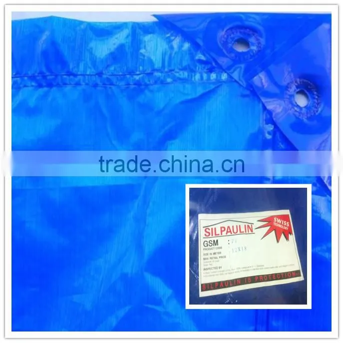 High Quality Woven Technics HDPE Camping Tarp Coated Tarpaulin