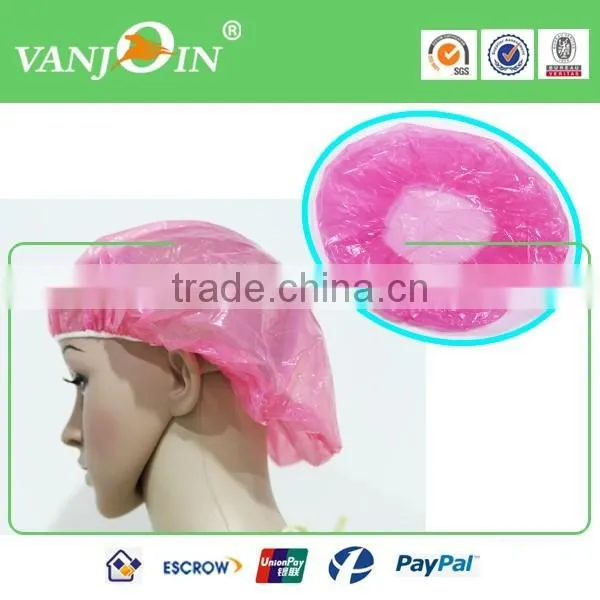 Disposable Clear Waterproof Hat Home Shower Bathing Elastic Cap