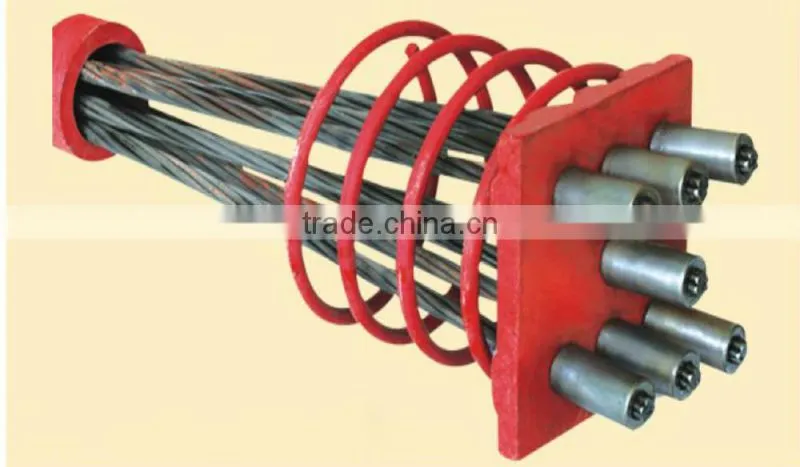 Post Tension Prestressed Concrete Cable Anchors