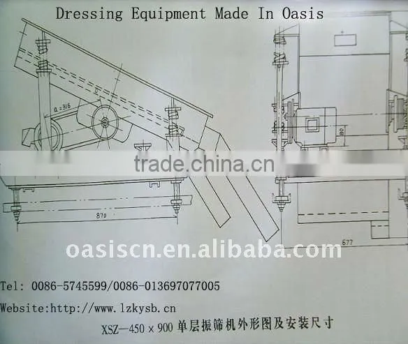 circular vibrating screen YA series