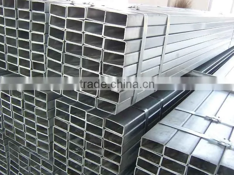 Material Building Steel Trading Company Pre Gi Surface Treatment Rectangular Pipe
