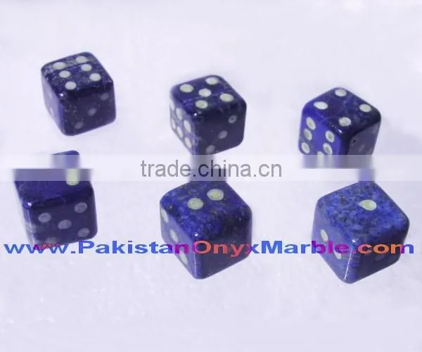 Natural stone Pakistan Made Product DICES LAPIS LAZULI HANDICRAFTS