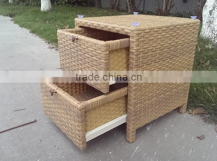 Polishing Aluminum Spring Mattress Queen Bed With Bedside Table