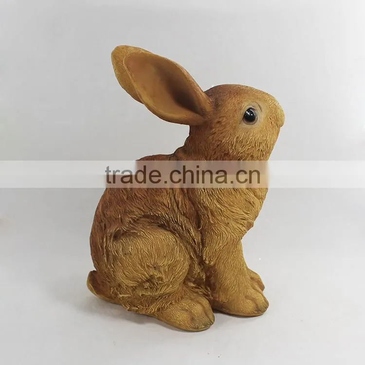 Resin rabbit statues garden decoration