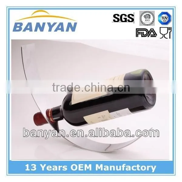 wholesale fashionable wine rack stainless steel,decorative single bottle wine rack,good quality wine rack holder