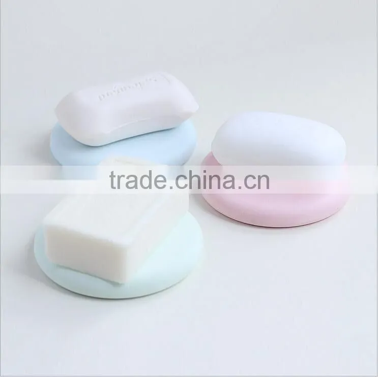 Creative Household Environmental Diatomaceous Earth Round/Square Soap Holder Eradicate Odor Water Absorption Soap Box