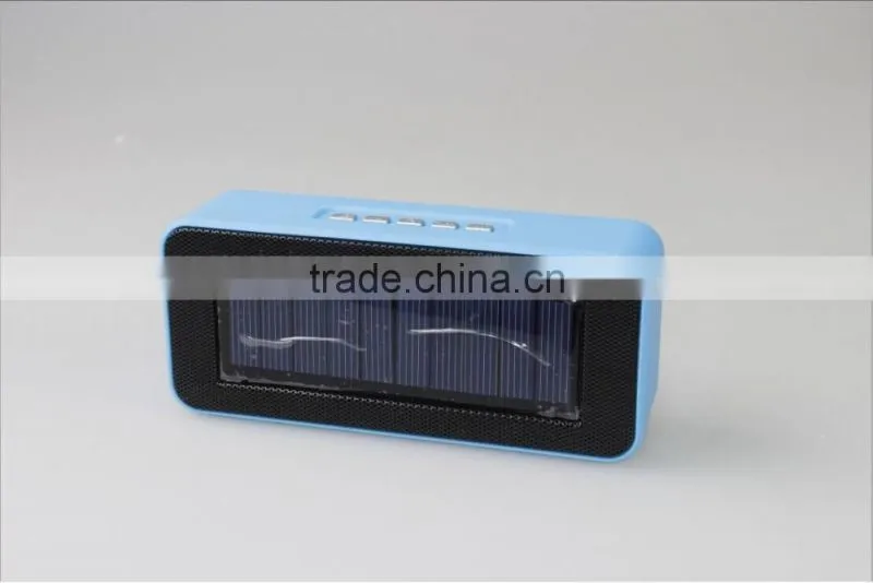 Factory Direct Sale New Arrival Outdoor Portable Solar Bluetooth Speaker Wireless Colorful Solar Speaker Support TF Card