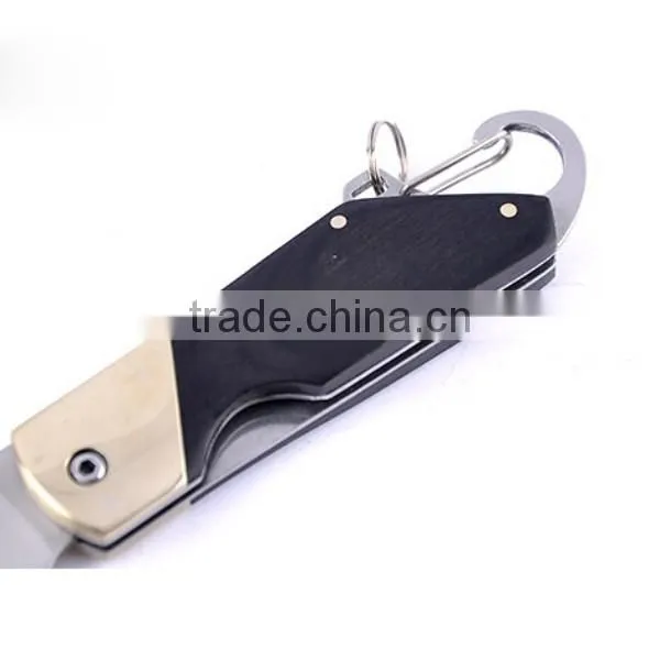 2017 outdoor multipurpose stainless steel knife,wood handle folding pocket knife