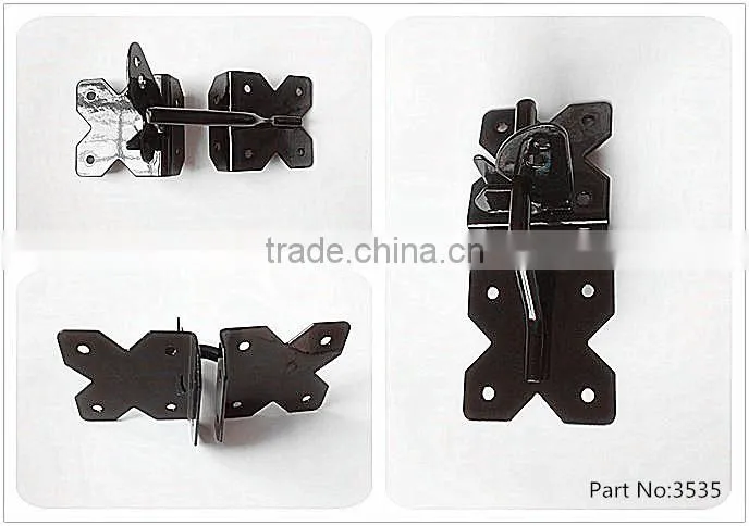 Made in China Fentech High Quality PVC Fence Gate Hinge and Latch for Gate