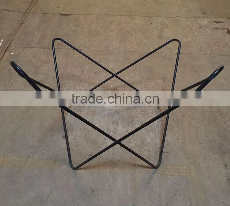 Metal chair hot sale BKF butterfly stainless steel polishing finished for living room