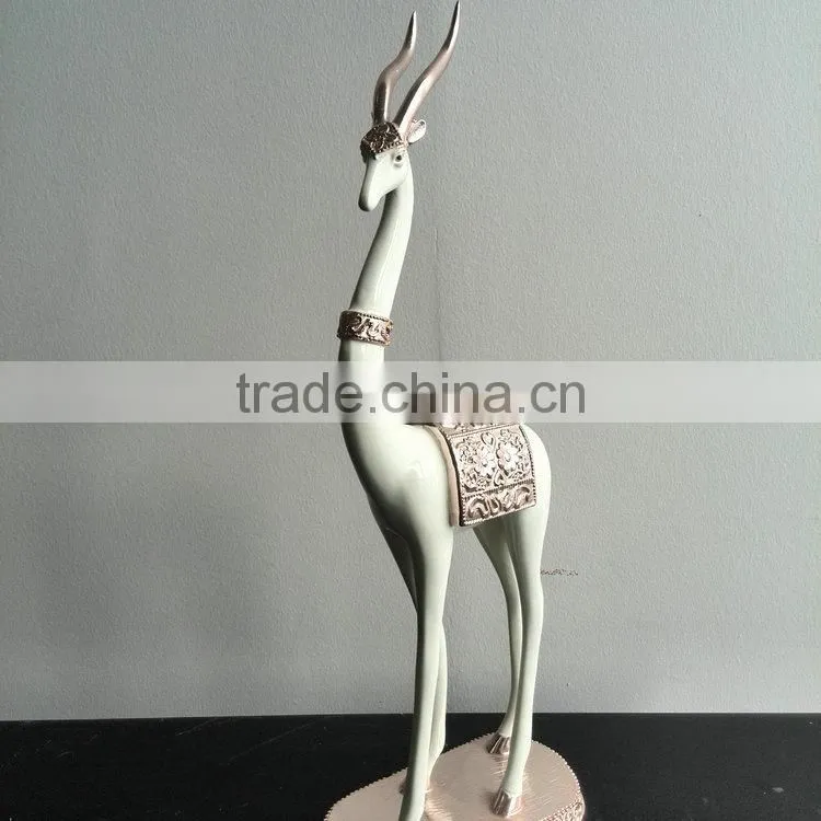 Resin reindeer figurine