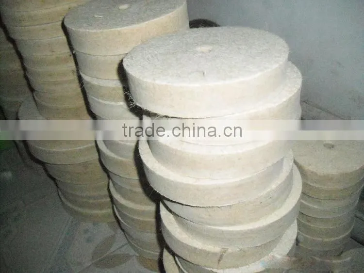 industrial wool felt polishing disc, polishing pads, polishing wheels