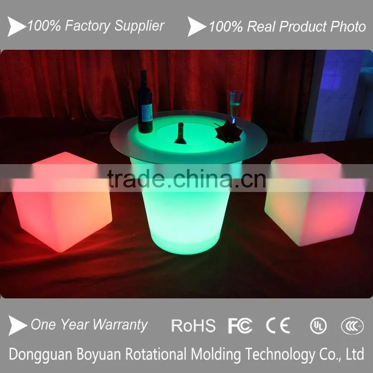 Wedding decoration led club table chair