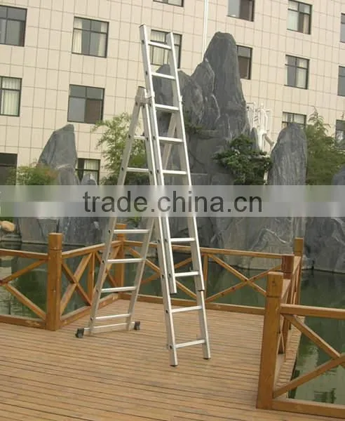 Combination ladder, Extension ladder, Multi-functional telescopic aluminum ladder