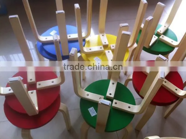 Hot new product for 2015 wooden round table for kids,modern wooden toy children round table,outdoor wooden round table W08G036