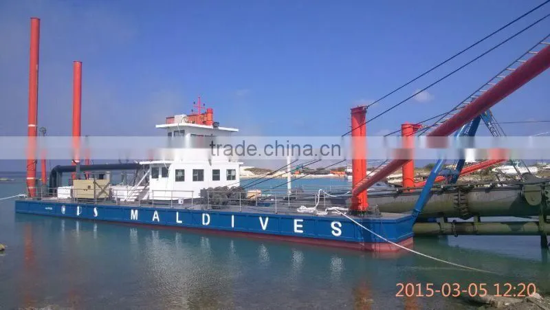 14 inch stock hydraulic cutter suction dredger