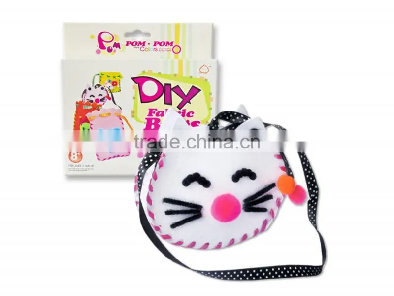DIY creative colorful fabric textile bag