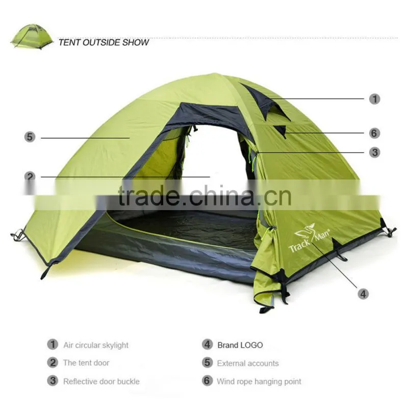 3 Person Double-layer Waterproof Camping Tent Backpacking Hiking