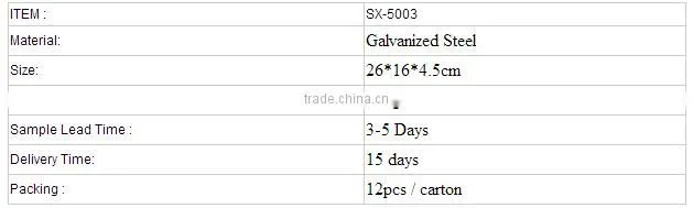 Galvanized steel living mouse trap for easy catch SX-5003