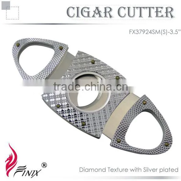 Oval Shaped Stainless Steel Blade Cohiba Cigar Cutters