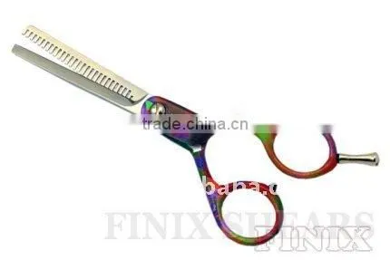 Zinc-Alloy Handled Customized Engraved Pattern Tattoo of Hair Scissors