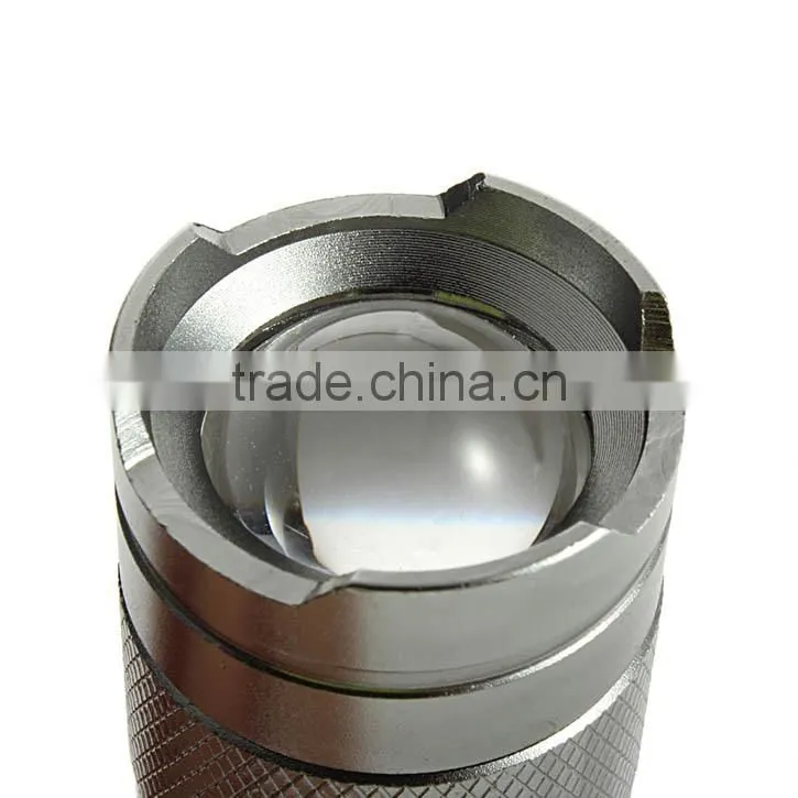 Portable CREE Q5 LED Fast Track Flashlight Torch Outdoor Lamp Light 300LM with Clip Power Flashlight Torch