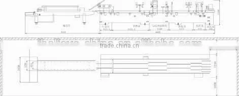 Automatic folder and gluer paper box machine GS580PC