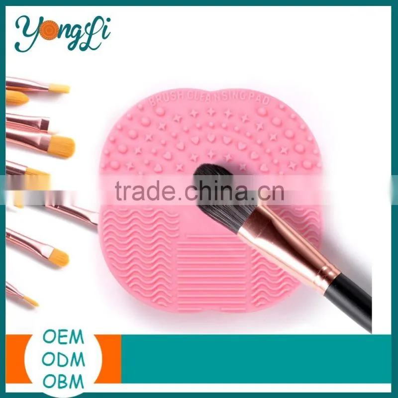Washing Scrubber with Suction Cup Silicone Brush Facial Cleansing Pad