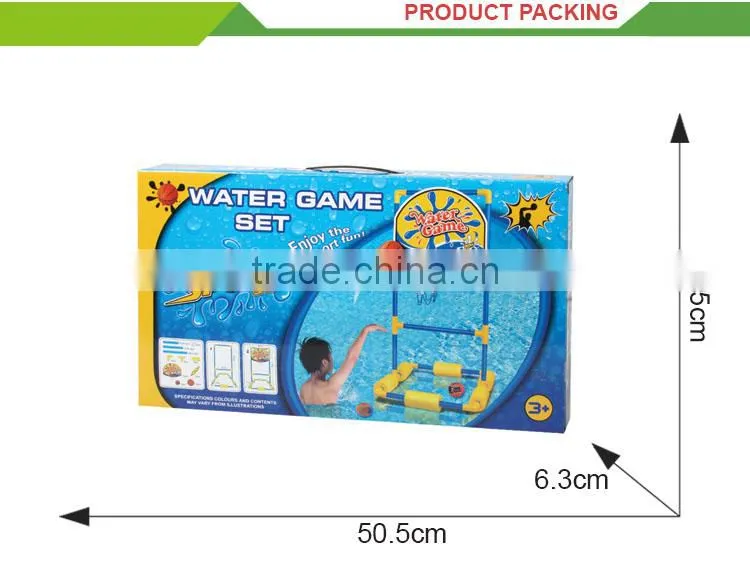 Newest Design Plastic Water Sports Games Portable Basketball Hoop