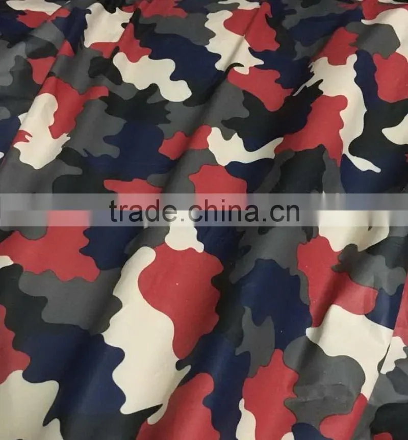 hot sale polyester camouflage fabric material wholesale military camouflage fabric print fabric